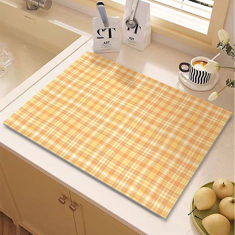 Plaid Kitchen Table Mat
