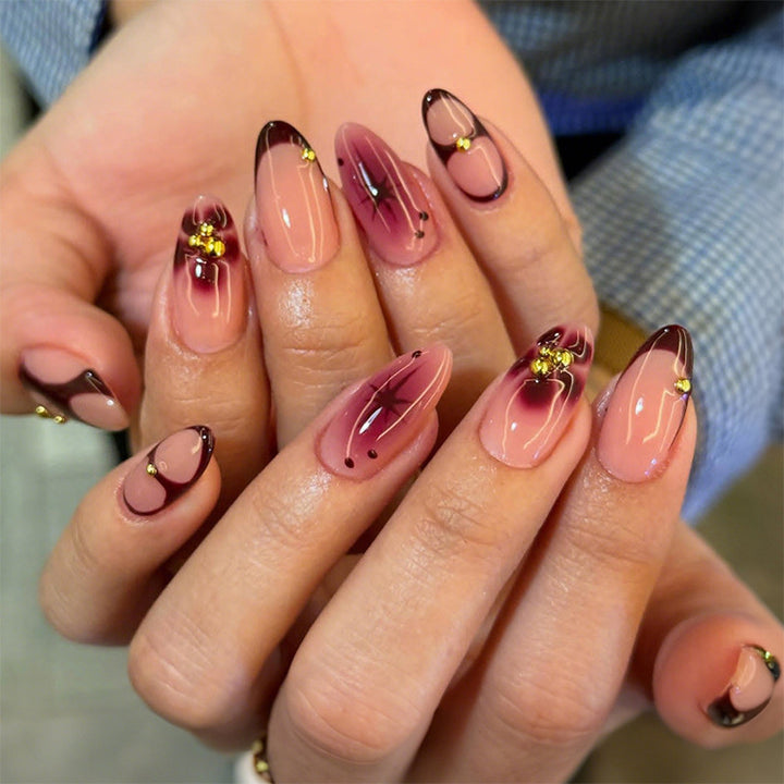 Artistic Press-On Nail Design Kalsten