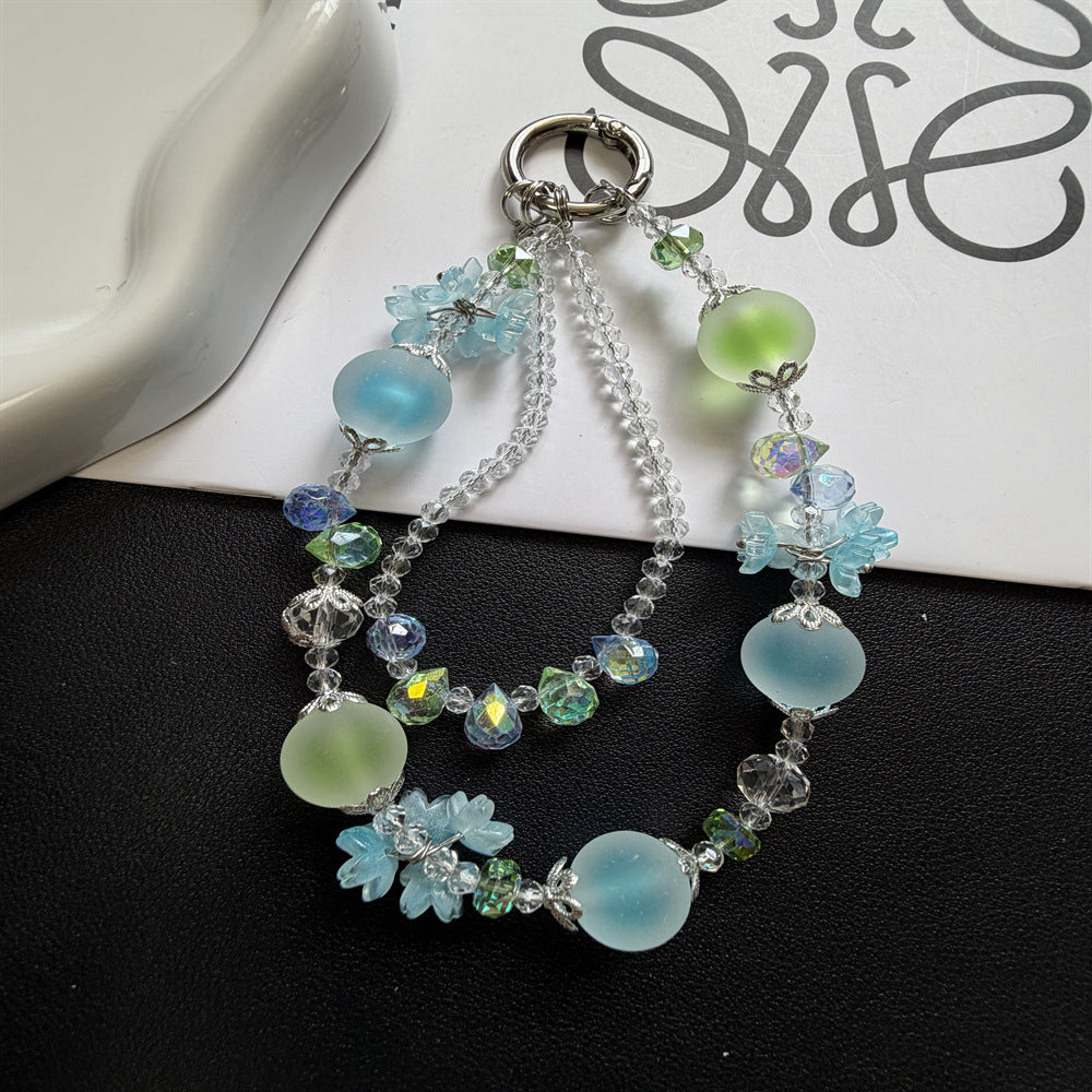 Floral Charm Beaded Keychain Kalsten