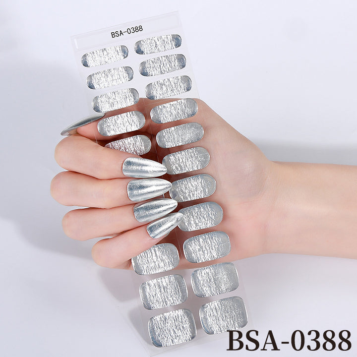 Sparkling Gift-Themed Nail Art Wraps