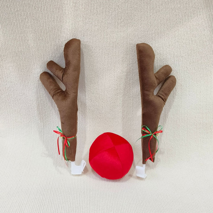 Funny Christmas Reindeer Antlers with Ball