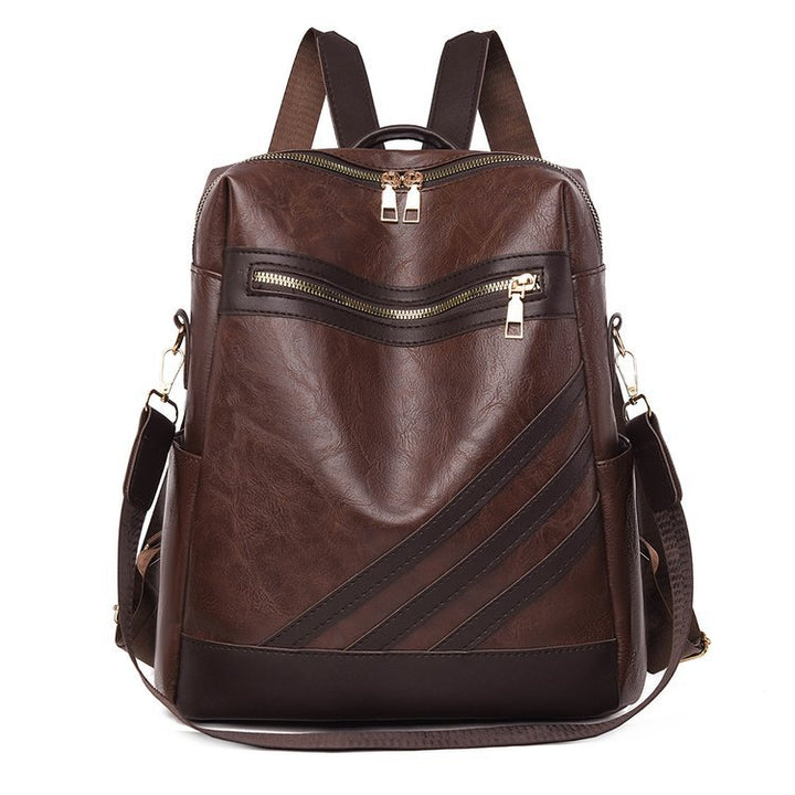 Fashionable Leather Backpack Kalsten
