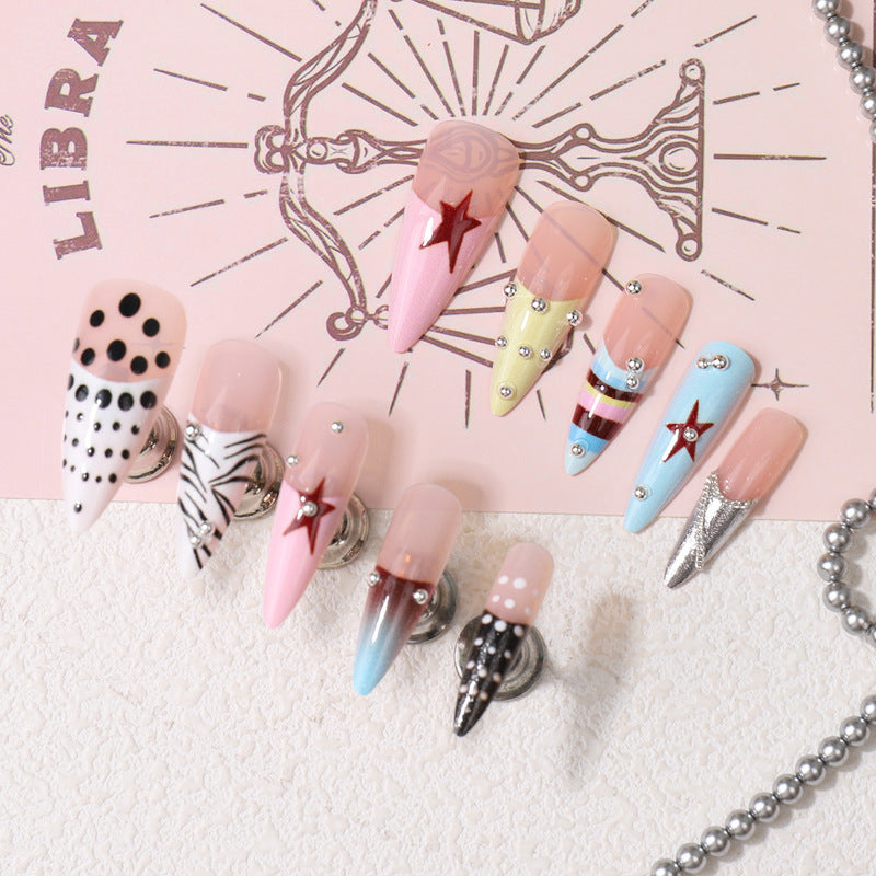 Artistic Themed Press-On Nail Set Kalsten