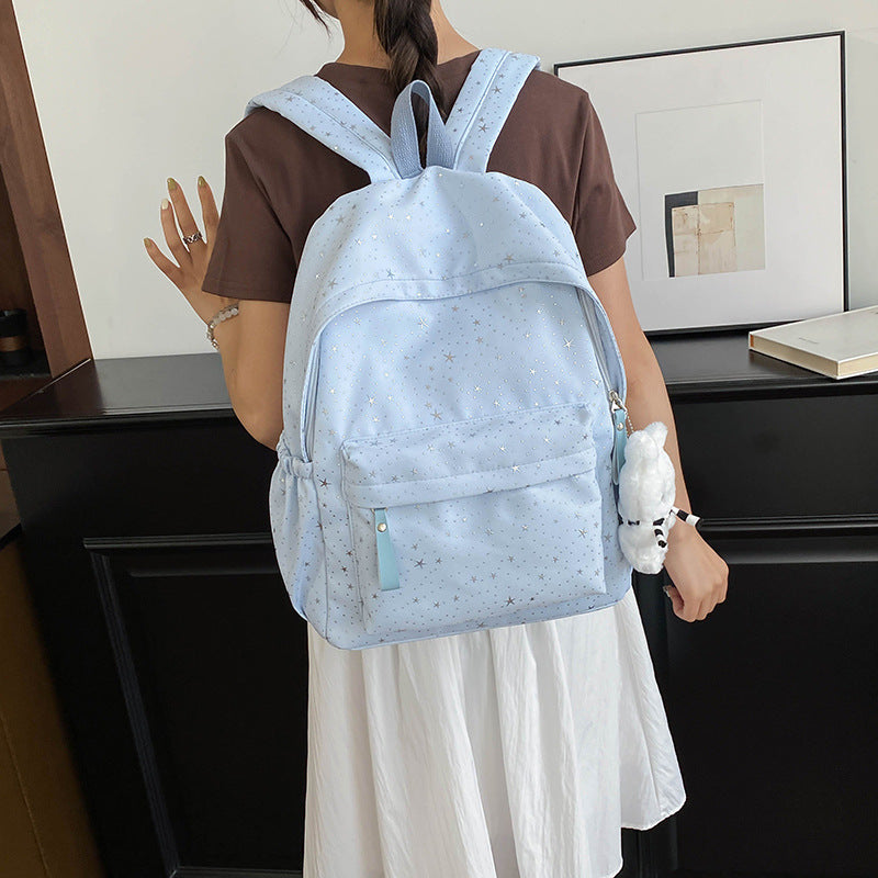 Girls' Star Patterned School Backpack Kalsten