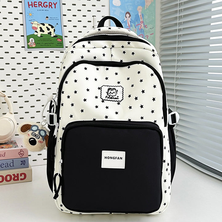 Star-Patterned Adventure Backpack