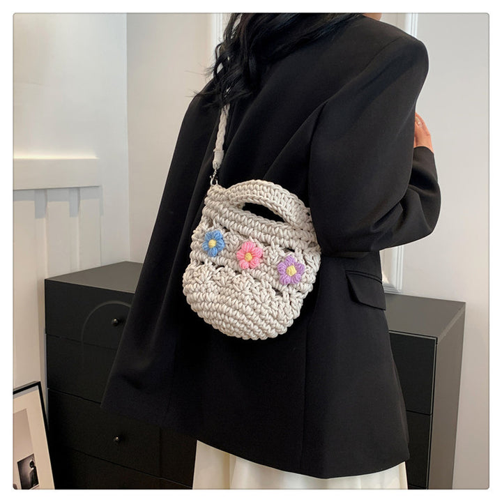Floral Crochet Handbag