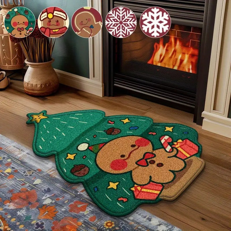 Christmas Tree Shaped Area Rug