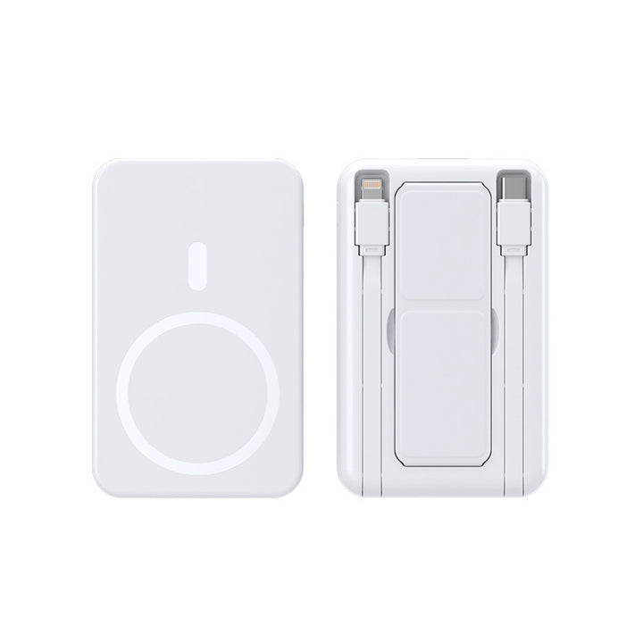 Wearable Wireless Powerbank with Integrated Usb Cables Kalsten