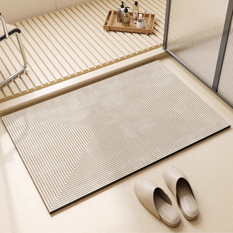 Geometric Design Bath Rug Kalsten