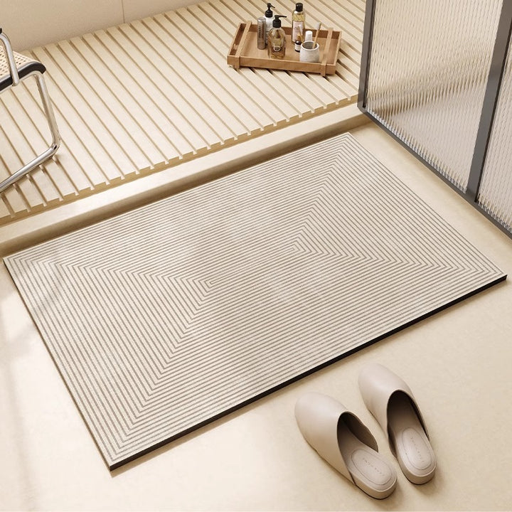Geometric Design Bath Rug Kalsten