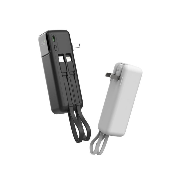 Portable power bank with integrated wireless charging function and LCD display Kalsten