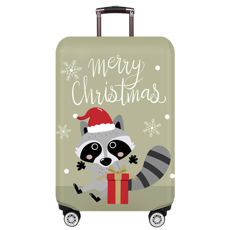 Women's Hardshell Suitcase with Cute Christmas Design Kalsten