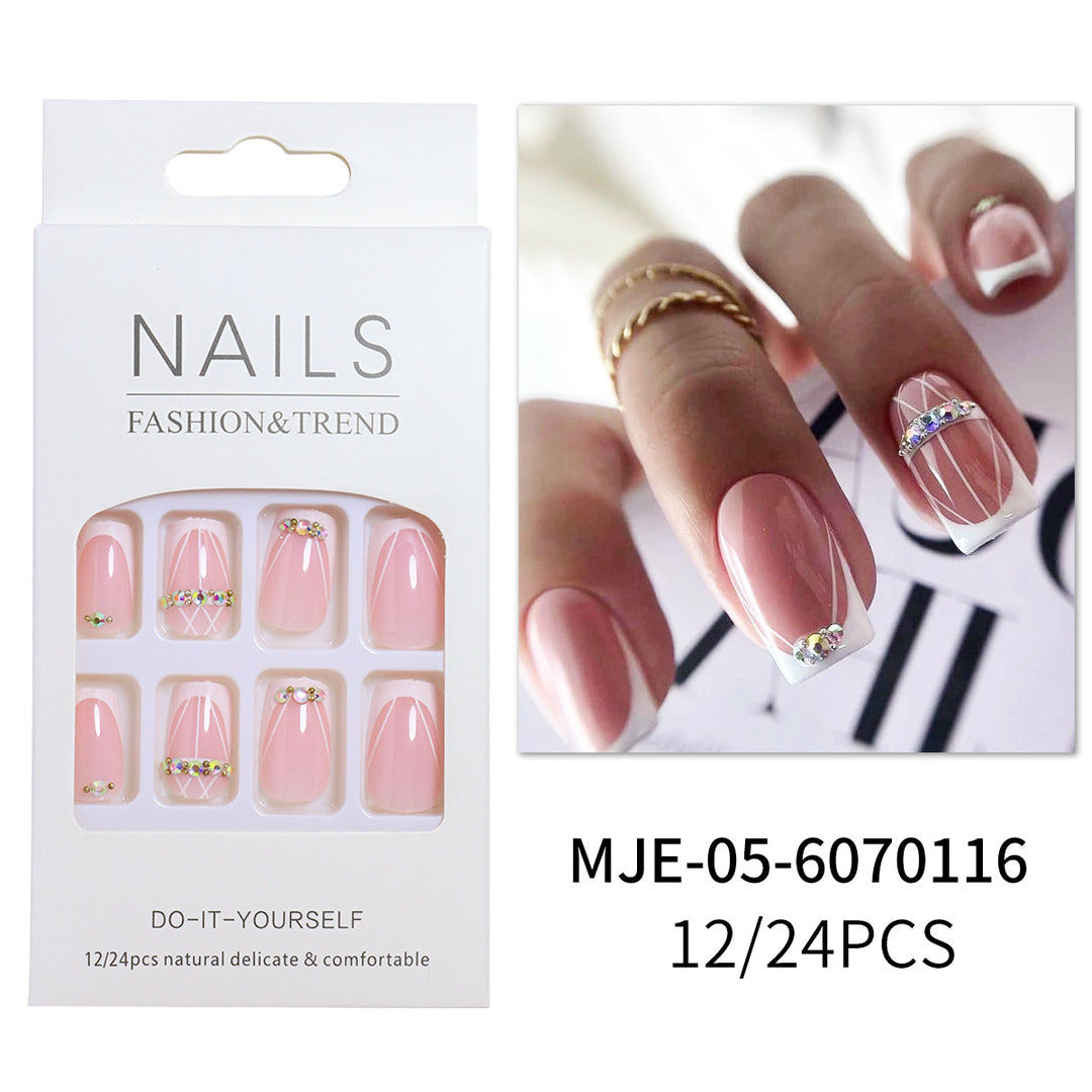 Elegant DIY Natural Look Press-On Nails Kalsten