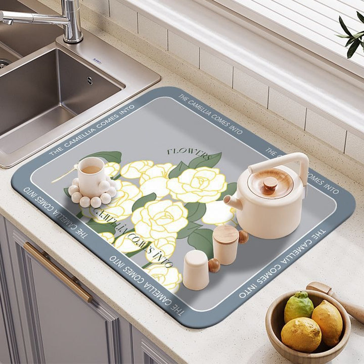Decorative Eco-Friendly Kitchen Counter Mat