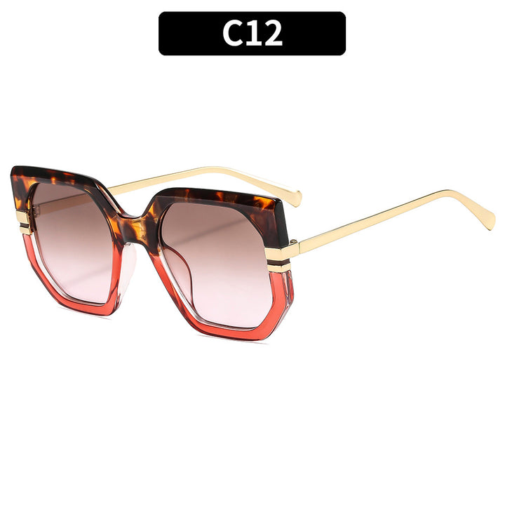 Chic Geometric Frame Sunglasses