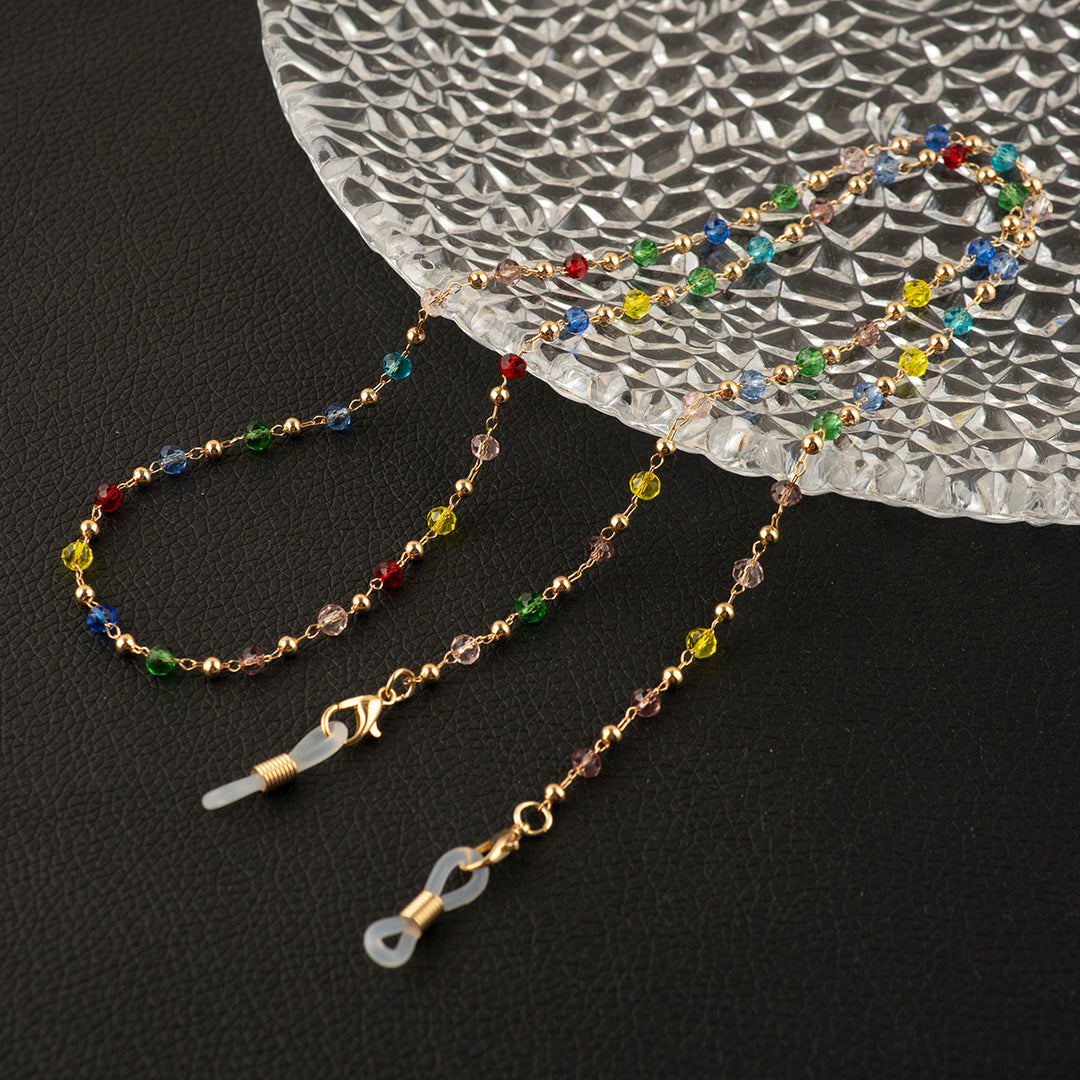 Colorful Crystal Beaded Eyewear Chain Kalsten