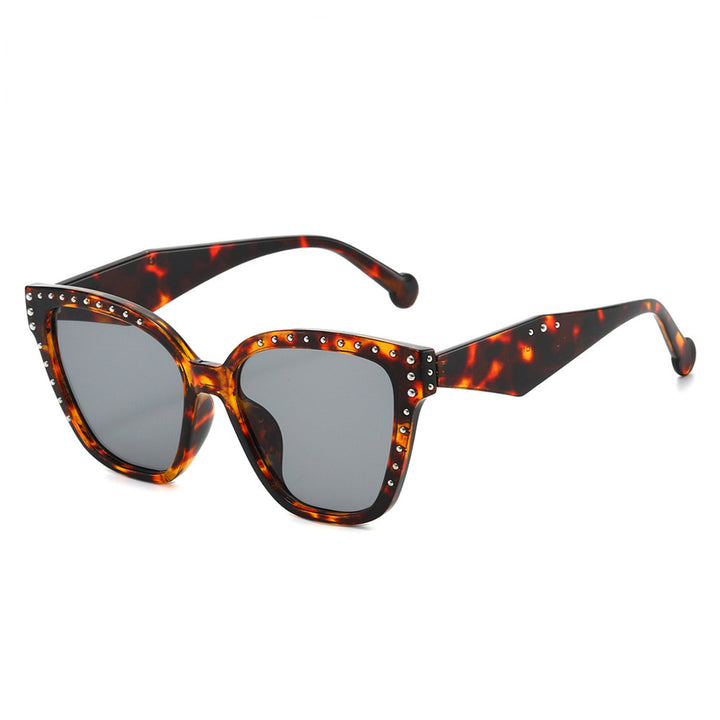 Oversized Fashion Cat-Eye Sunglasses with Rhinestone Details Kalsten