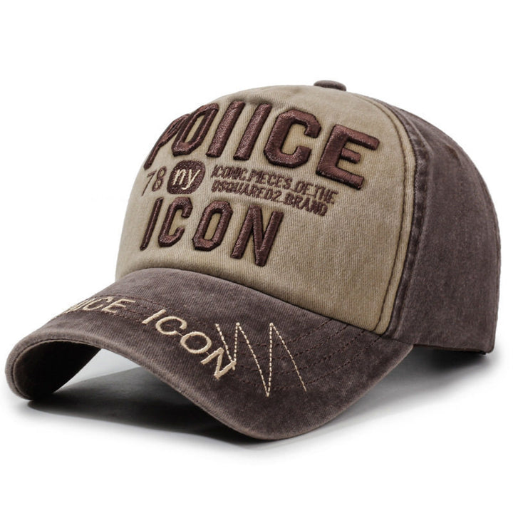 Men's Vintage-Inspired Embroidered Baseball Cap Kalsten