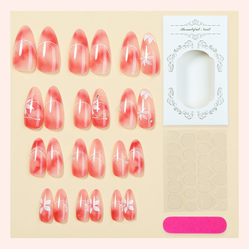 Floral Design Artistic Press-On Nail Set Kalsten