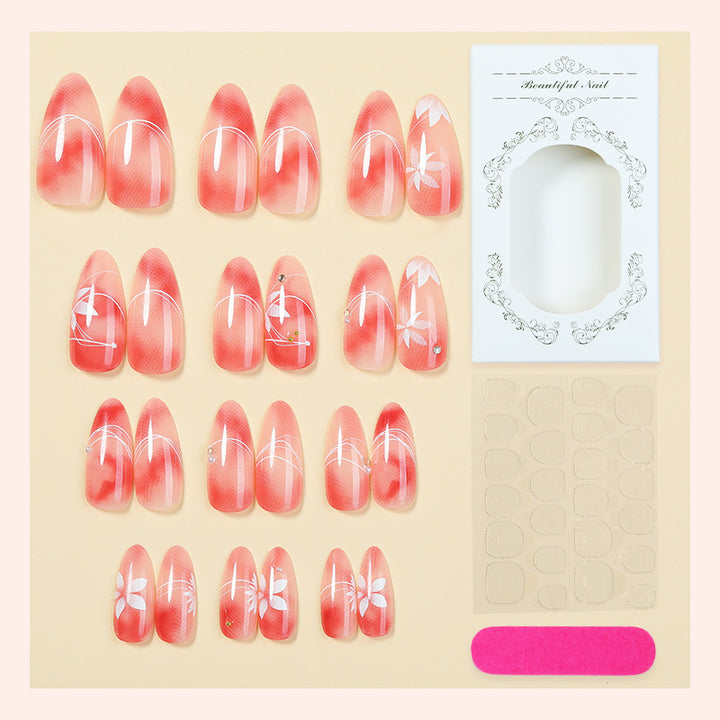 Floral Design Artistic Press-On Nail Set Kalsten