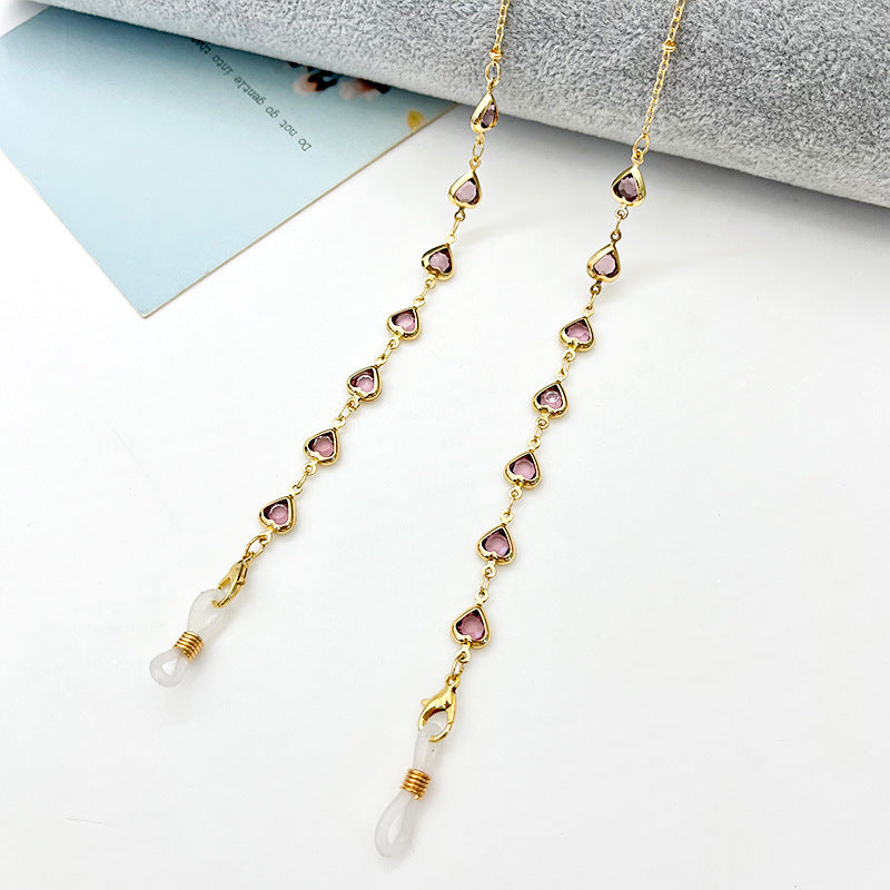 Heart-Shaped Eyewear Chain Kalsten