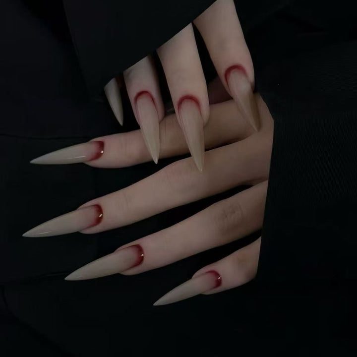 Artistic Long Stiletto Nail Enhancements Kalsten