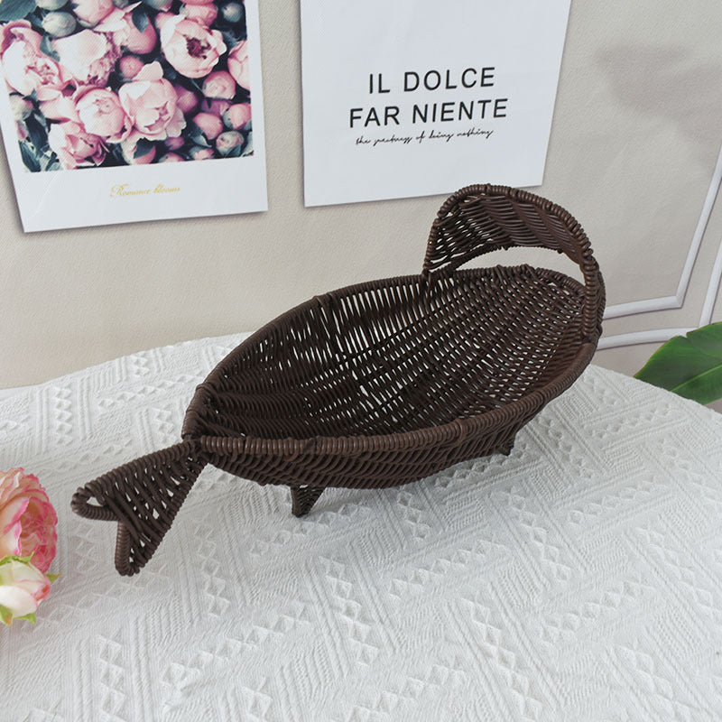 Decorative Fish-Shaped Storage Basket Kalsten