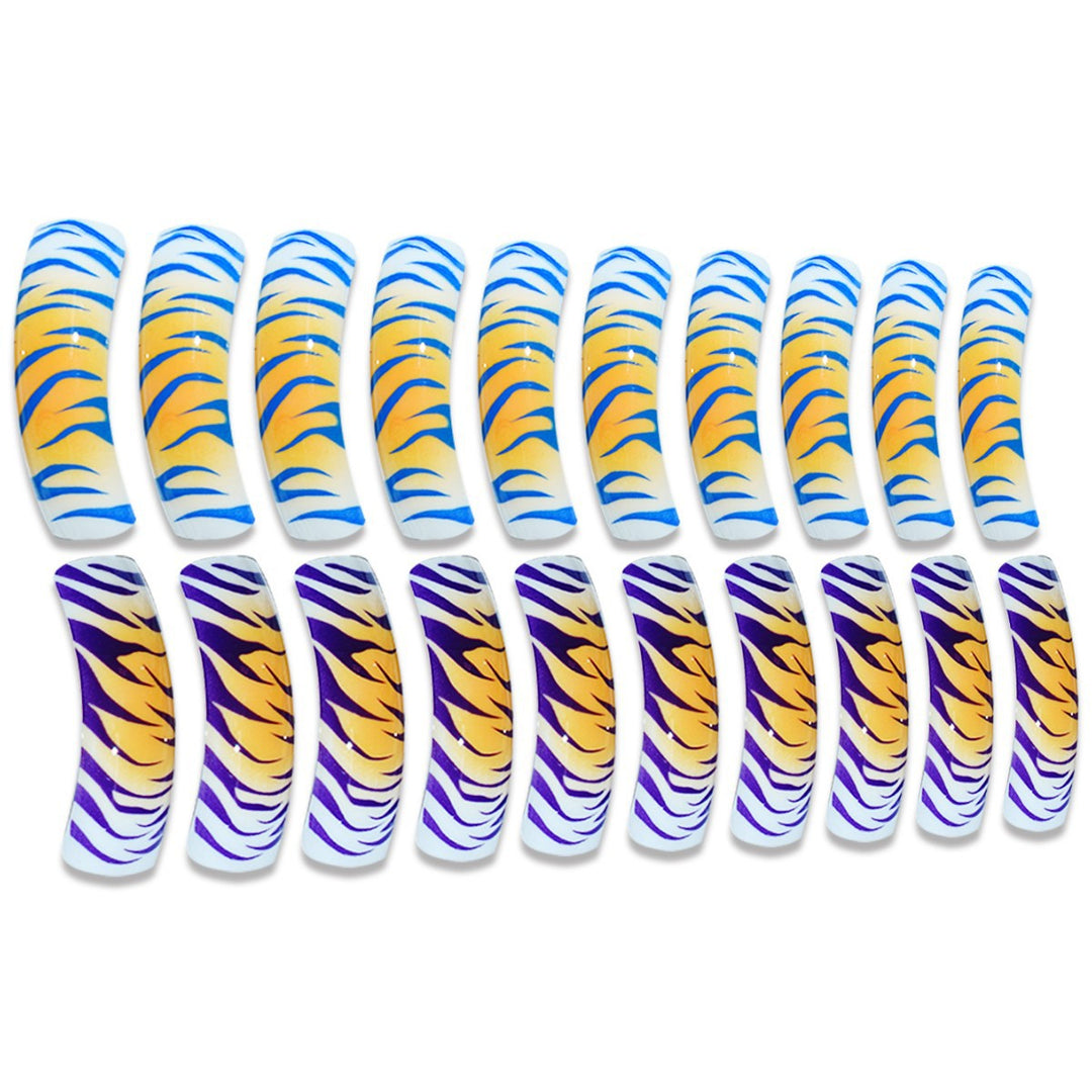 Decorative Press-On Nail Extensions with 3D Features Kalsten