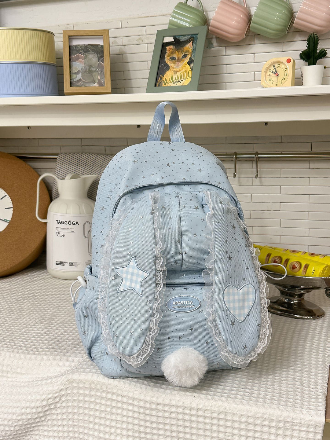 Cute Bunny Ear School Backpack