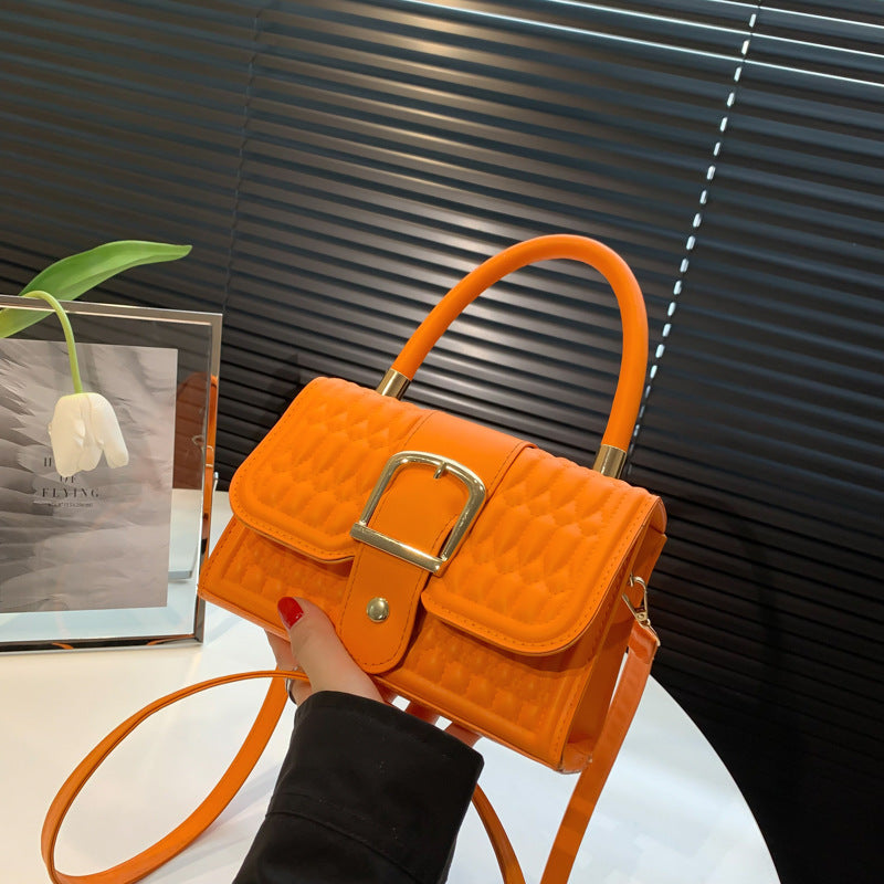 Quilted Structured Handbag