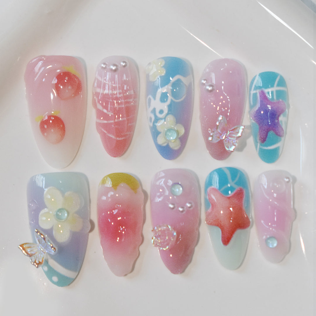 Thematic Artisan Press-On Nail Set Kalsten