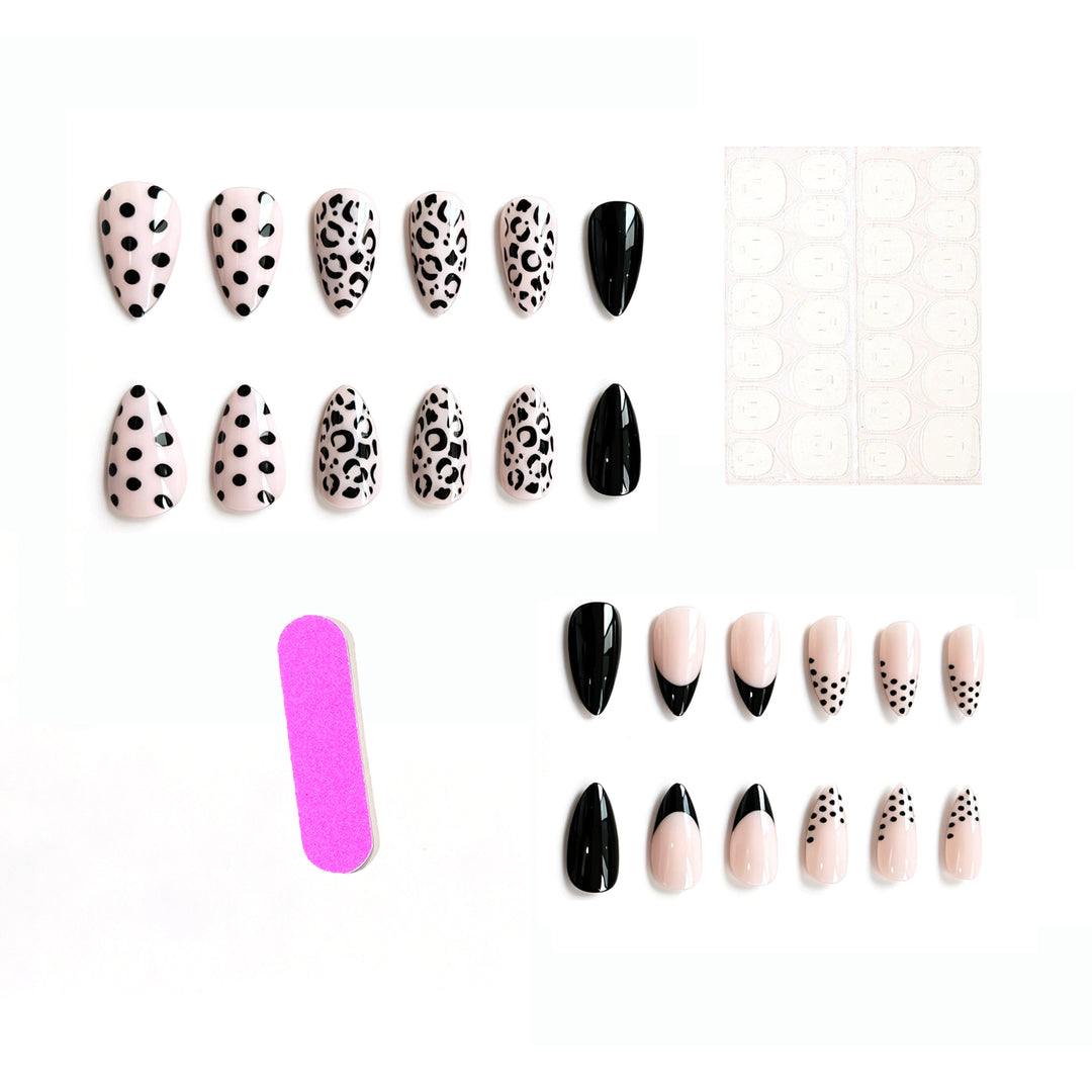 Decorative Almond-Shaped Nail Art Kalsten