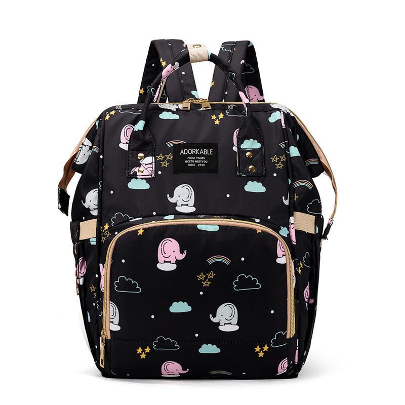 Playful Unicorn Print Diaper Backpack Kalsten