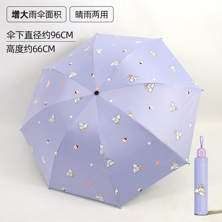 Women's Folding Umbrella with Animal Pattern Kalsten