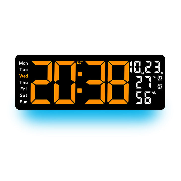 Digital Multi-Function Alarm Clock with Color LED Display Kalsten