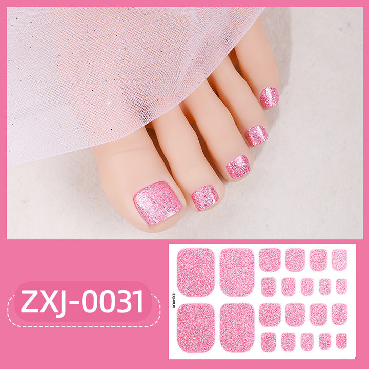 Glittery Toe Nail Wraps  1790954463