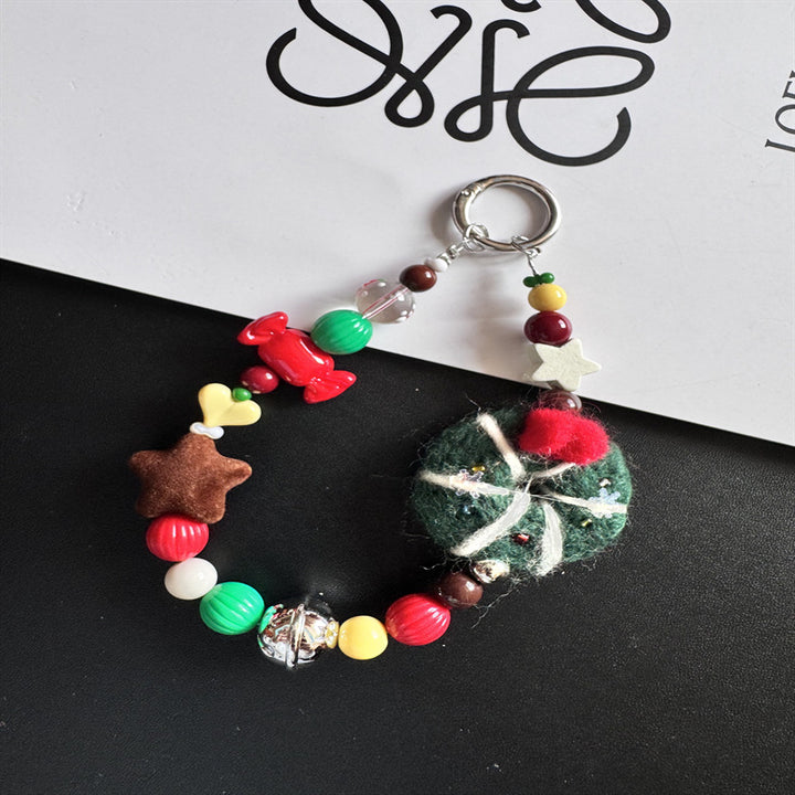 Decorative Christmas Charm Keychain Kalsten
