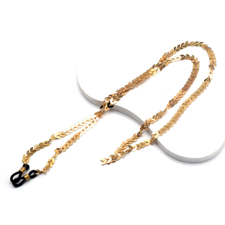 Elegant Gold Plated Eyewear Chain Kalsten