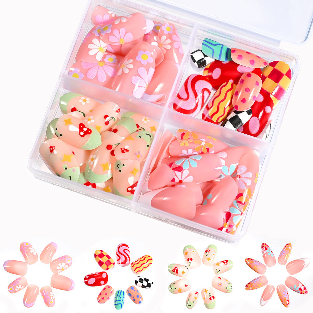 Artistic Themed Press-On Nail Collection Kalsten