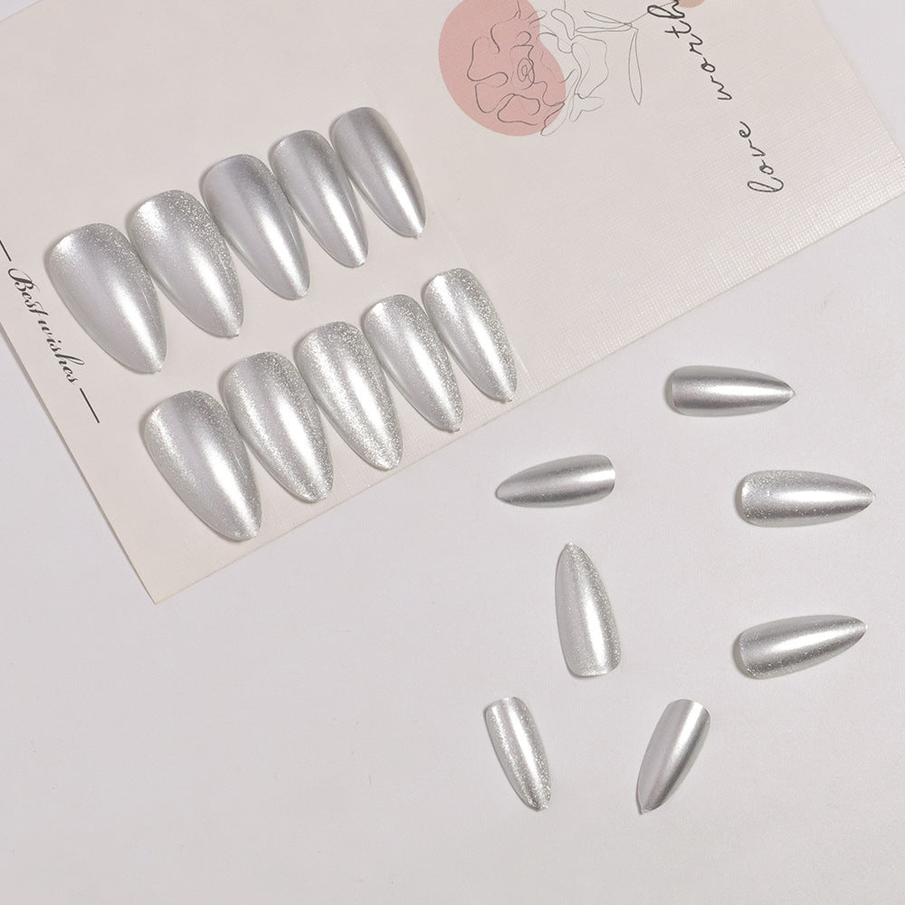 Glittery Stiletto Press-On Nails Kalsten