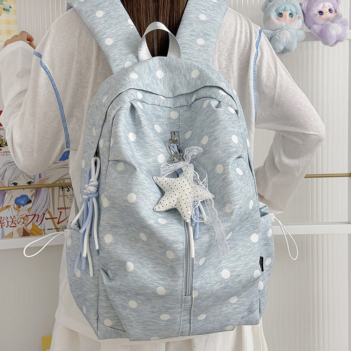 Polka Dot Patterned Casual Backpack Kalsten