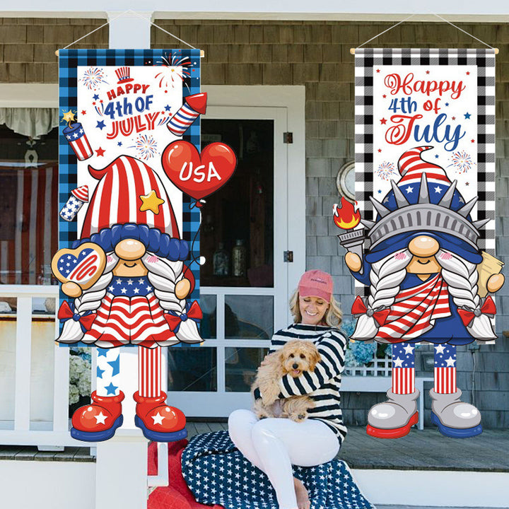 Festive Fourth of July Decorative Banner