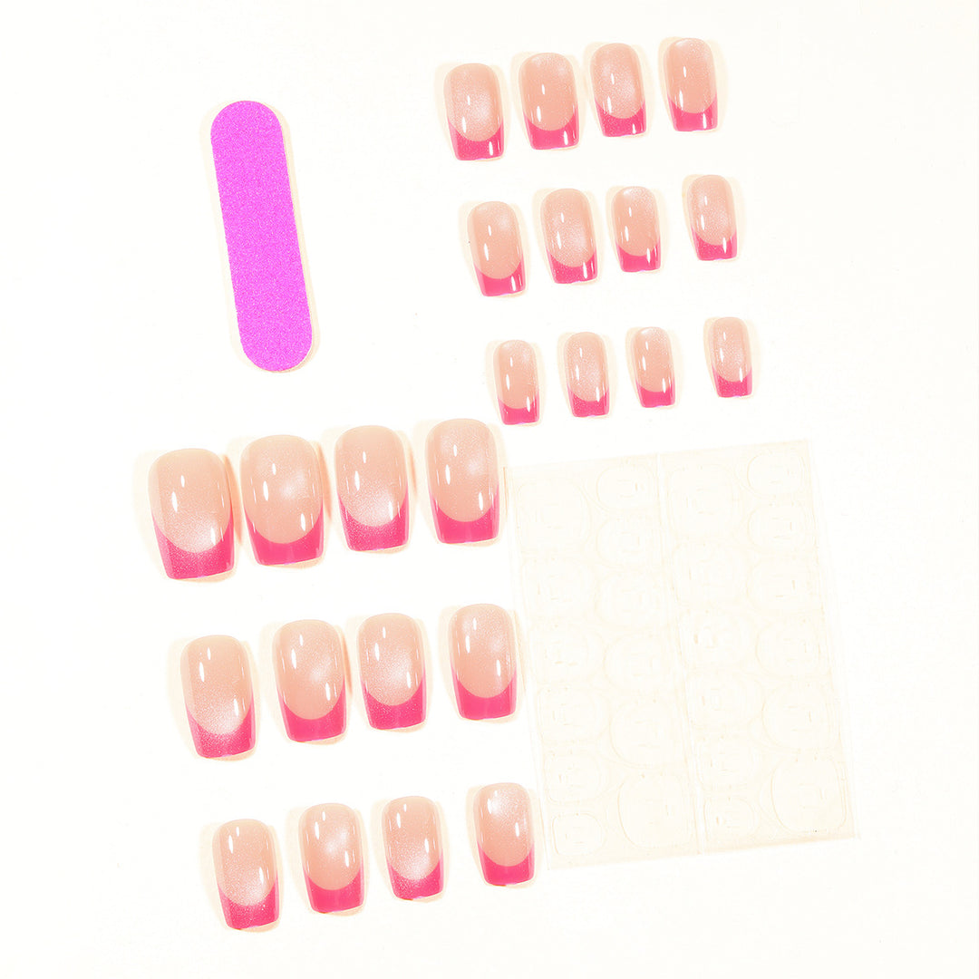 Stylish Acrylic French Tip Nail Art Kalsten