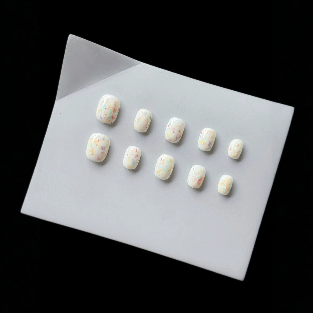 Colorful Premium Press-On Nail Art Set