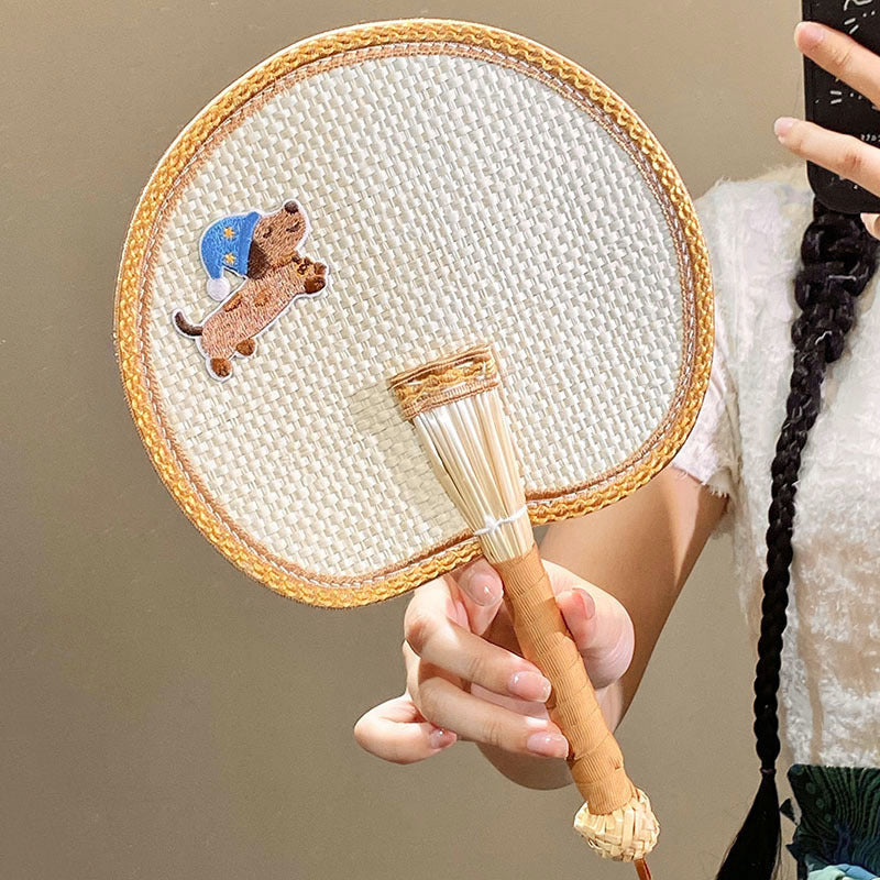 Handcrafted fan with cute animal design Kalsten