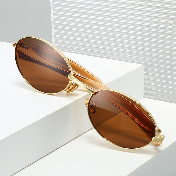 Elegant Oval Frame Sunglasses Kalsten