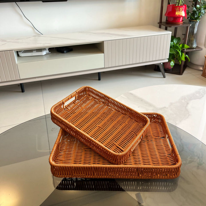 Woven Fruit Serving Tray Kalsten