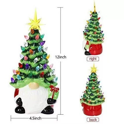 Santa Claus decoration figure with Christmas tree Kalsten