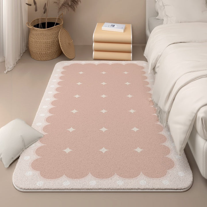 Cute Floral-Themed Memory Foam Area Rug Kalsten