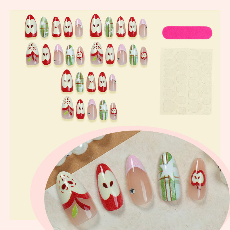 Whimsical Themed Press-On Nail Art Set Kalsten